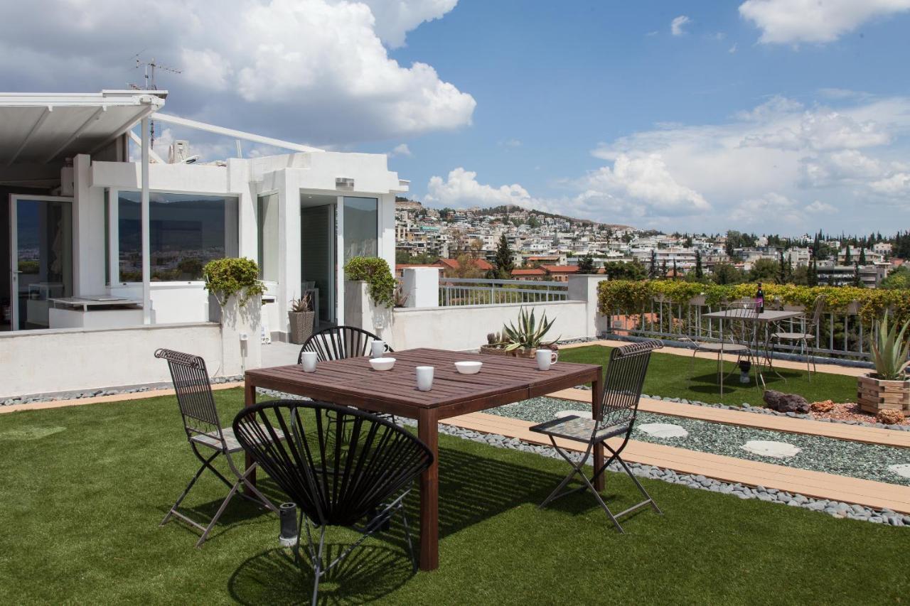 Gorgeous Penthouse With Private Jacuzzi And Amazing View! Athens Exterior photo